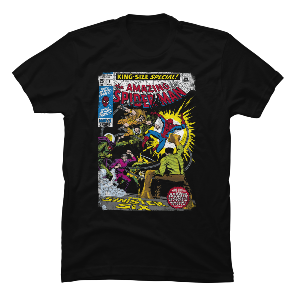 sinister six shirt
